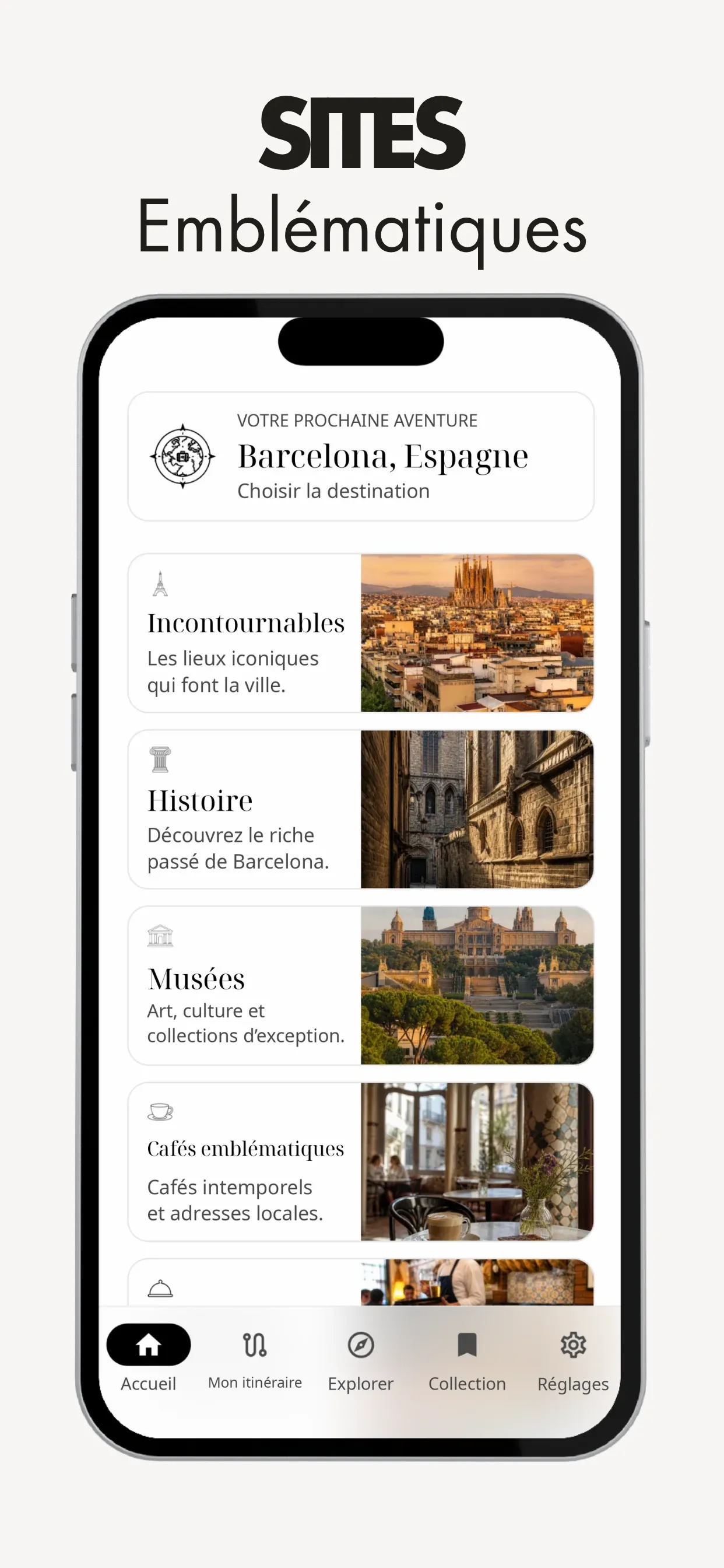 Citinerary screen 3